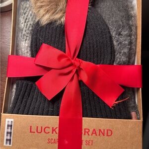 Lucky Brand Black and Gray Knit Set